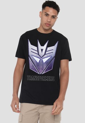 TRANSFORMERS GENERATIONS DECEPTICON STEEL ICON LOGO - T-Shirt print - black