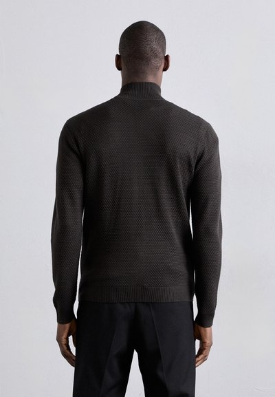 Emporio Armani CARDIGAN - Kardigán - grey fancy