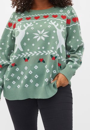 Pullover - green