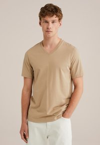 T-shirt - bas - beige