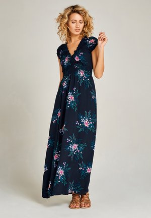 HIBISCUS SPRAY SMOCK  - Maxi dress - navy