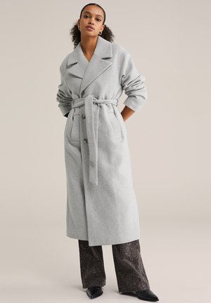 Trenchcoat - blended light grey