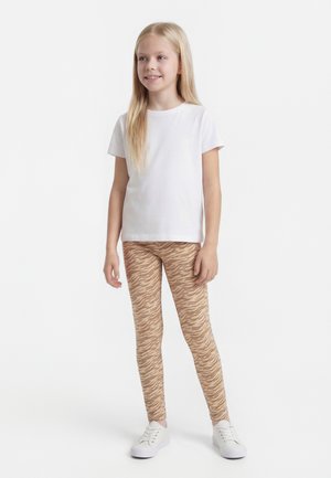 Friboo UNISEX 5 PACK - Leggings - black/dark blue/brown