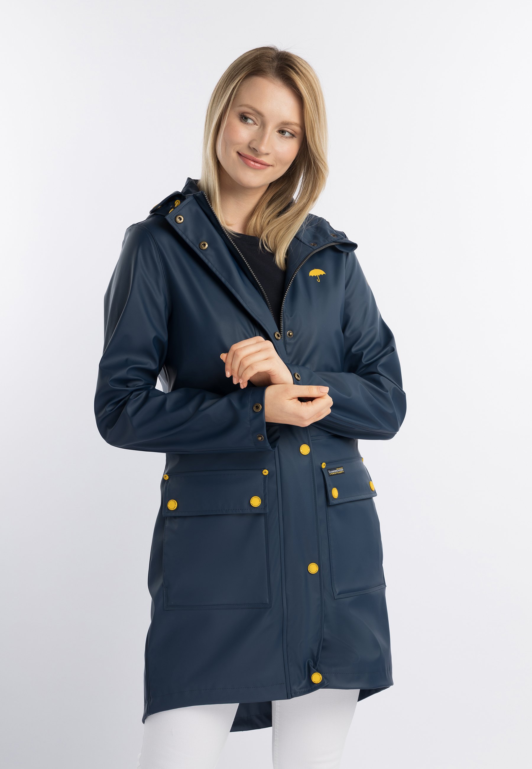 Schmuddelwedda Damen Schmuddelwedda Regenjacke Dunkelblau