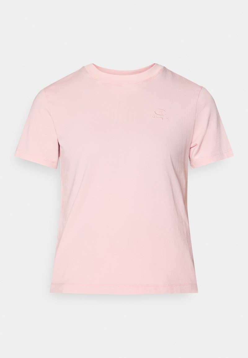 Champion T-shirt print donkerroze