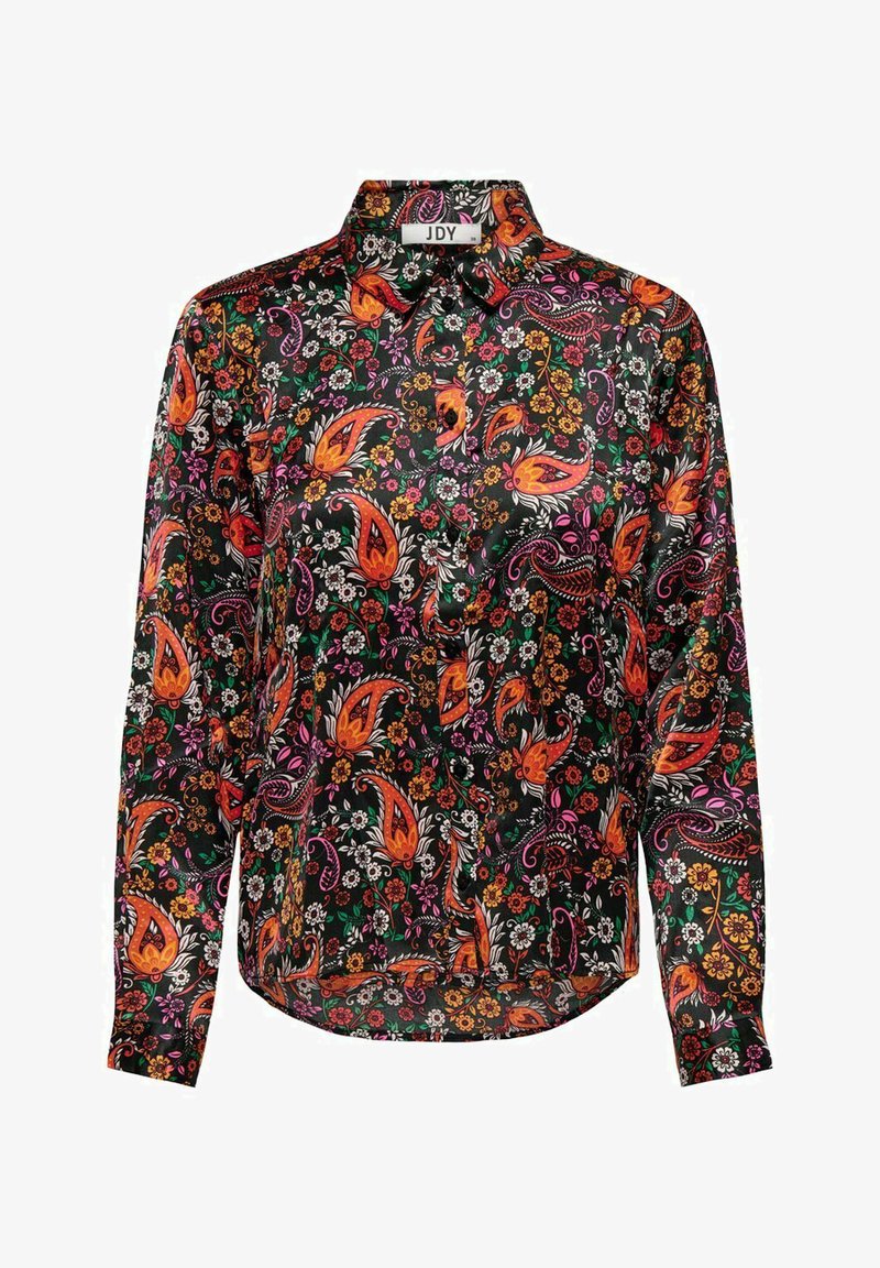 JDY JDYFIFI SHIRT - Button-down blouse - black
