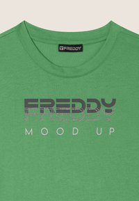 Freddy GIROCOLLO CON GRAFICA E PERLINE - Camiseta estampada - bright green