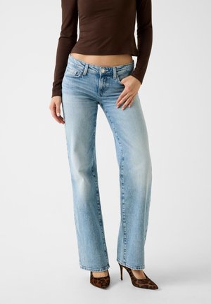 LOW-RISE - Straight leg jeans - hellblau