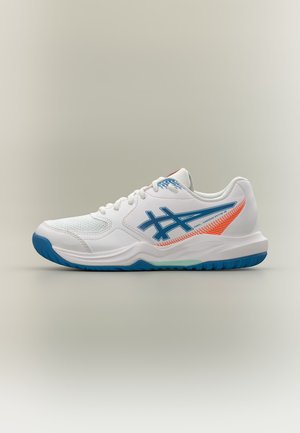 ASICS, GEL DEDICATE UNISEX - Тенис обувки за всякакви повърхности - white/directoire blue