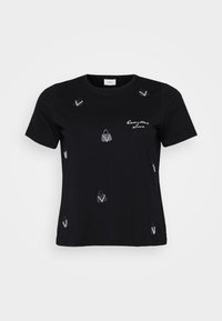 CARKITA LIFE TEE - Print T-shirt - black