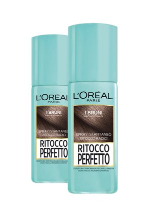 RITOCCO PERFETTO SPRAY ISTANTANEO CORRETTORE PER RADICI E CAPELLI BIANCHI 75 ML - 2 PACK - Tinte capelli - colore bruno