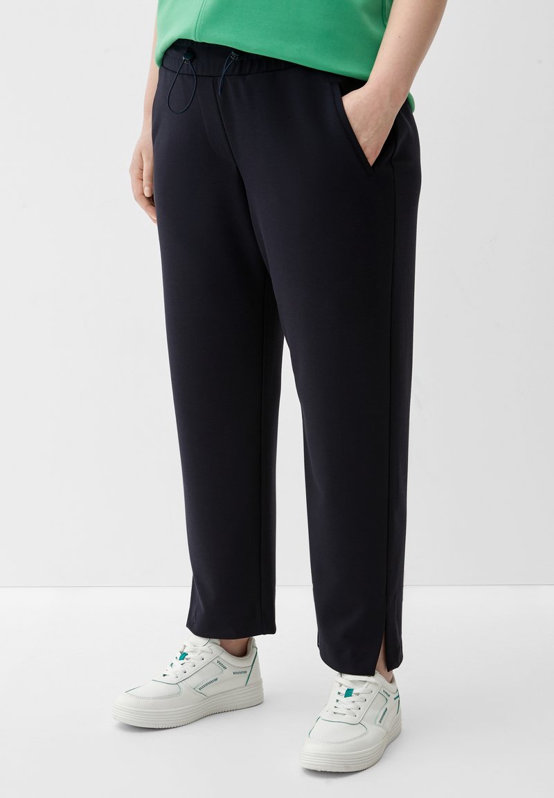 Triangle REGULAR AUS INTERLOCK - Jogginghose - navy