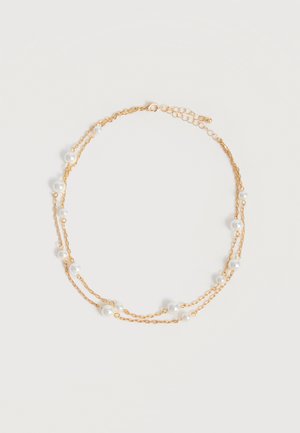 Anna Field Collier - shiny gold-coloured