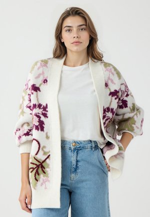 LONG SLEEVE - Strickjacke - ecru