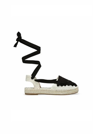 CON TIRAS ATADAS - Espadrillas - beige