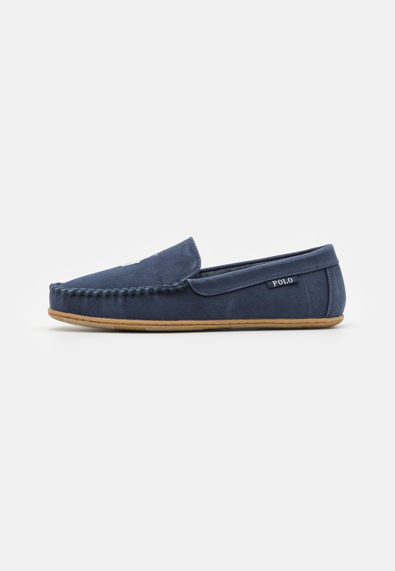 Chaussons fourrés Isotoner bleu homme | La Halle