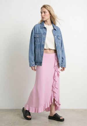 HYPEDROP, HDCAMILLE RUFFLE LONG - Maxirock - pink lady