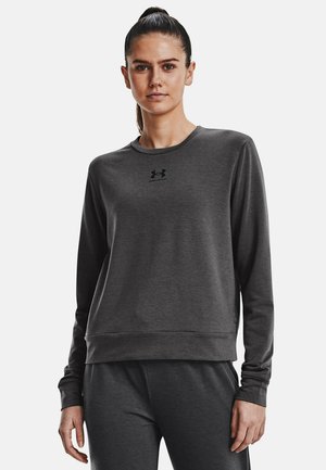 Under Armour UNDER ARMOUR LONG-SLEEVES RIVAL TERRY CREW szary
