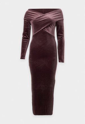 AllSaints, DELTA DRESS - Gallakjole - oxblood red