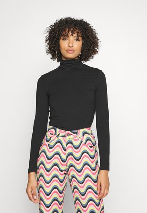 Top s dlouhým rukávem - black