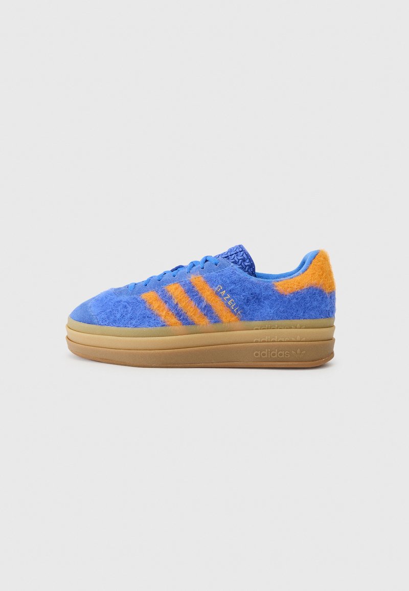 adidas Originals GAZELLE BOLD - Tenisice - blue/bright orange/gold-coloured