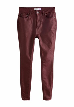 HOURGLASS COATED SKINNY  - Jeans Skinny Fit - berry red