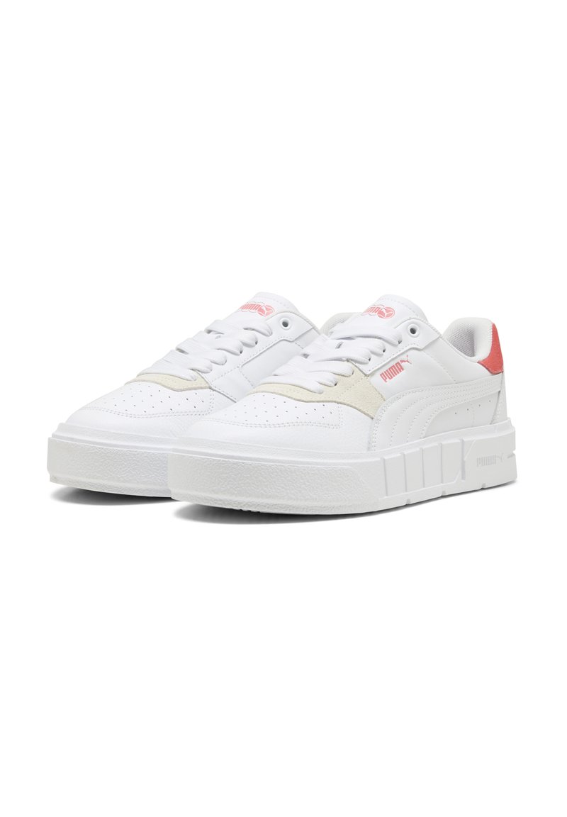 Puma CALI COURT MATCH - Tenisky - white-peach frost
