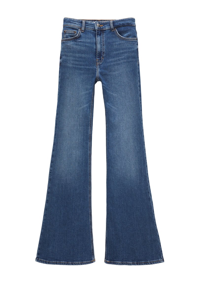 PULL&BEAR Flared Jeans blauw denim/bluedenim