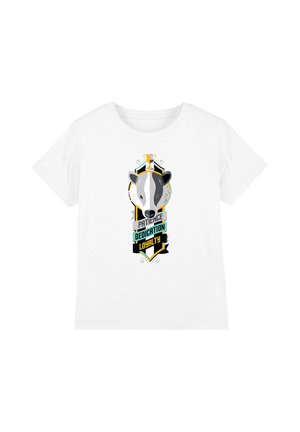 Cotton Soul, HARRY POTTER HUFFLEPUFF TRAITS UNISEX - Print T-shirt - white