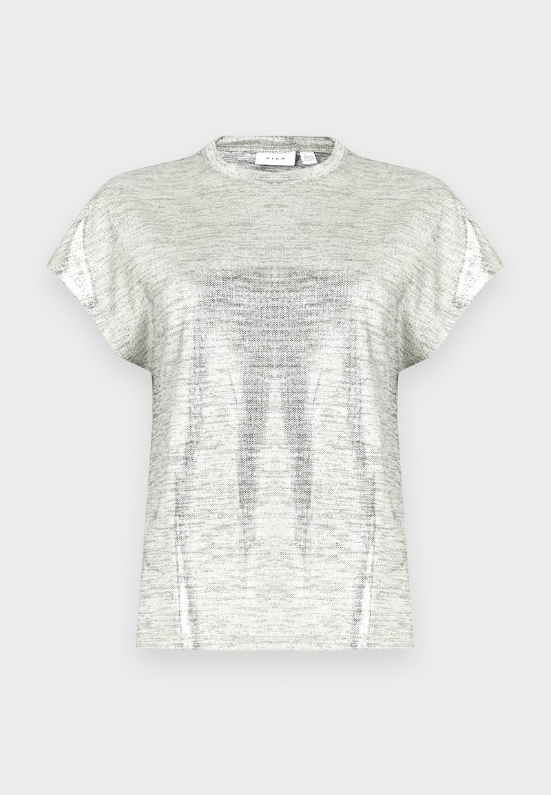 Vila T-shirt basic zilverkleurig Vila T-shirt basic zilverkleurig
