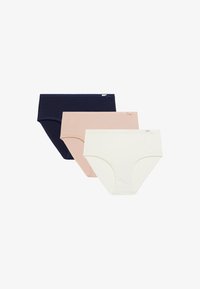 Niewybrane, dark ecru beige navy blue