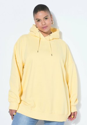 Studio Untold SHAPE - Felpa con cappuccio - pale yellow