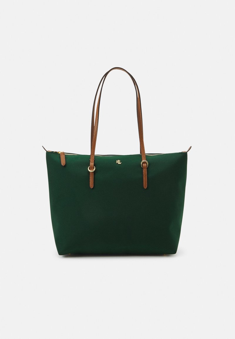 Lauren Ralph Lauren NYLON MEDIUM KEATON TOTE BAG - Shoppingväska - season green