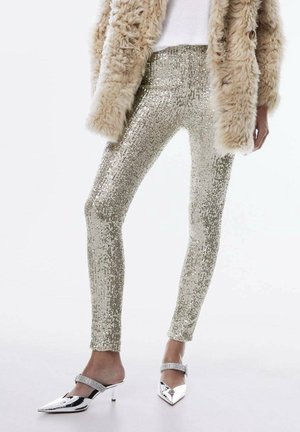 Legíny - kalhoty  - off-white