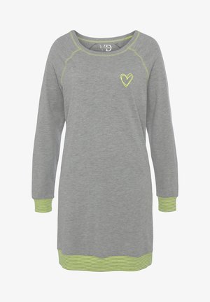 LASCANA, Camisón - grau neon gelb