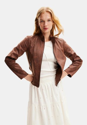 Desigual BIKER - Giacca in similpelle - brown