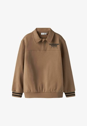 REGULAR FIT - Športni pulover - toasted coconut