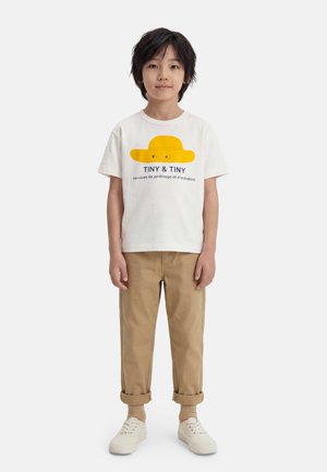 HAT GRAPHIC TEE UNISEX - T-shirt imprimé - off white