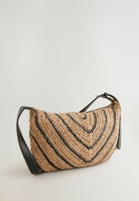 STRIPED LOOK - Torba čez telo - natural