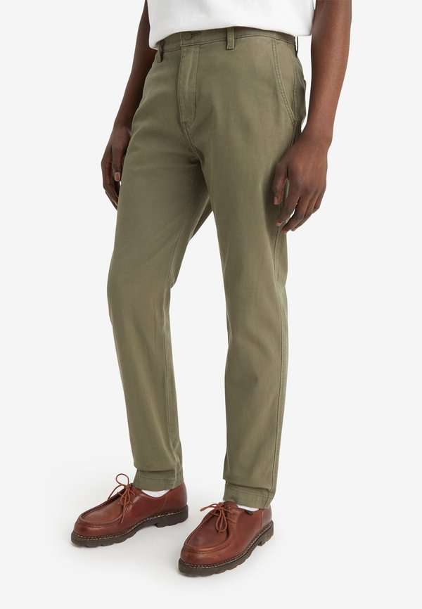 XX CHINO SLIM TAPER PANTS - Chinos - bunker olive shady3