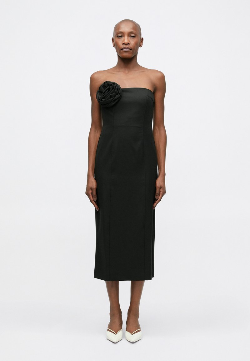 sexy dresses bodycon dresses Bandage Cutout Slit Bodycon Dress – Sexy Mid-Calf Party Dress main image 0