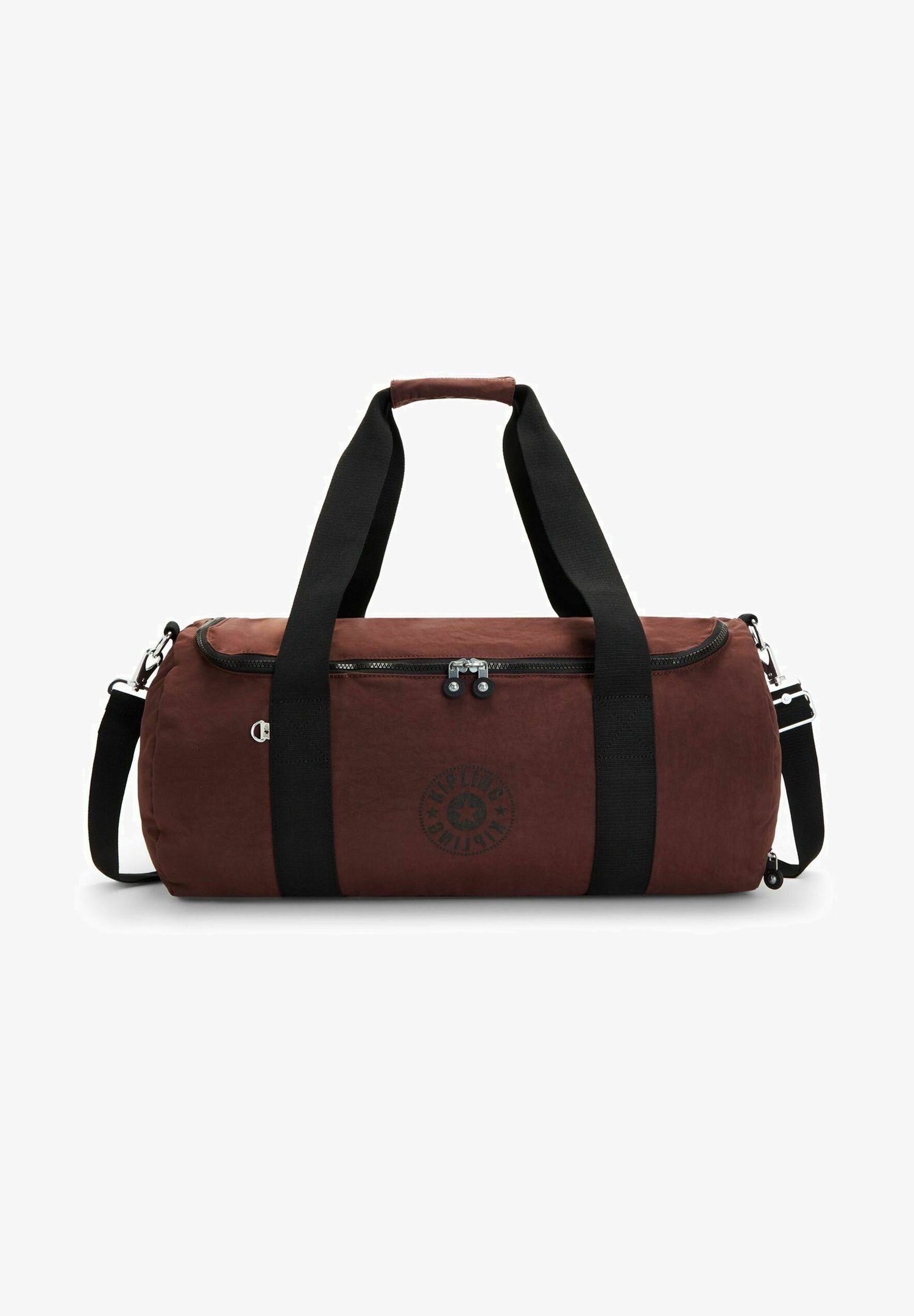 Kipling ARGUS S Borsa da viaggio mahogany c/rosso