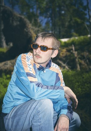 HAVANA UNISEX - Lunettes de soleil - leopard / turquoise