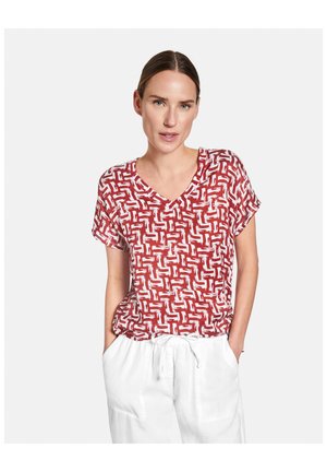 T-shirt con stampa - wine offwhite