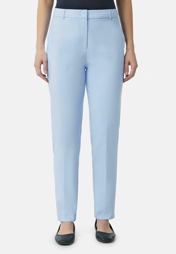 CIGARETTE EXTENSIBLE À PLIS DE REPASSAGE - Stoffhose - hellblau