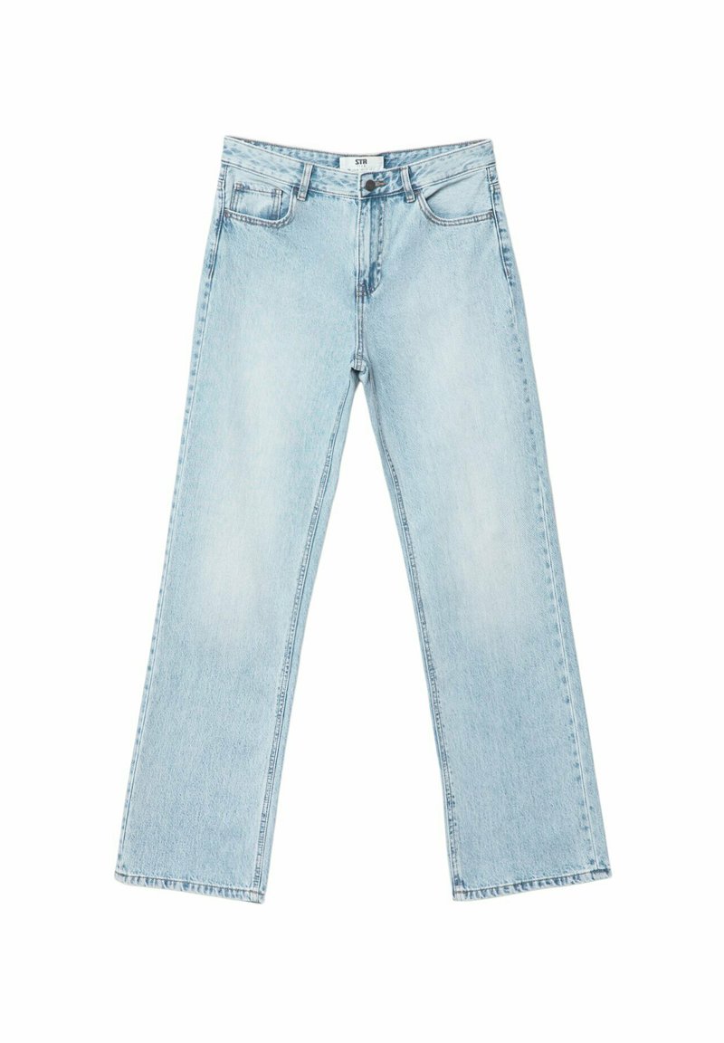Stradivarius Straight leg jeans ruw denim/rawdenim Stradivarius Straight leg jeans ruw denim/rawdenim