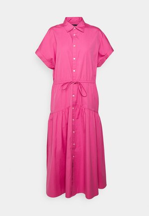 Polo Ralph Lauren CANNA SHORT SLEEVE DAY DRESS - Srajčna obleka - hot fuchsia