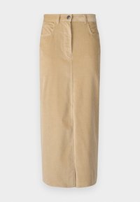 GHIOTTO - Maxi skirt - beige