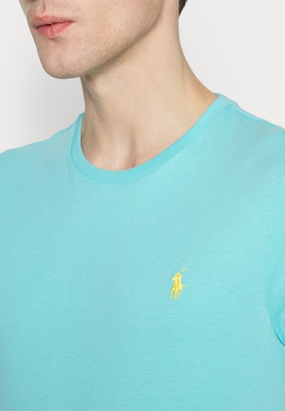 Polo Ralph Lauren CUSTOM SLIM FIT JERSEY CREWNECK T-SHIRT - T-shirt básica - vacation blue