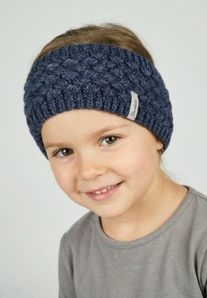 Sterntaler, STIRNBAND STRUKTUR UNISEX - Ear warmers - blau meliert